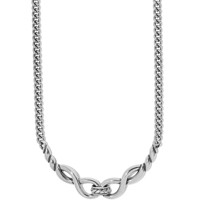 Interlok Infinity Collar Necklace
