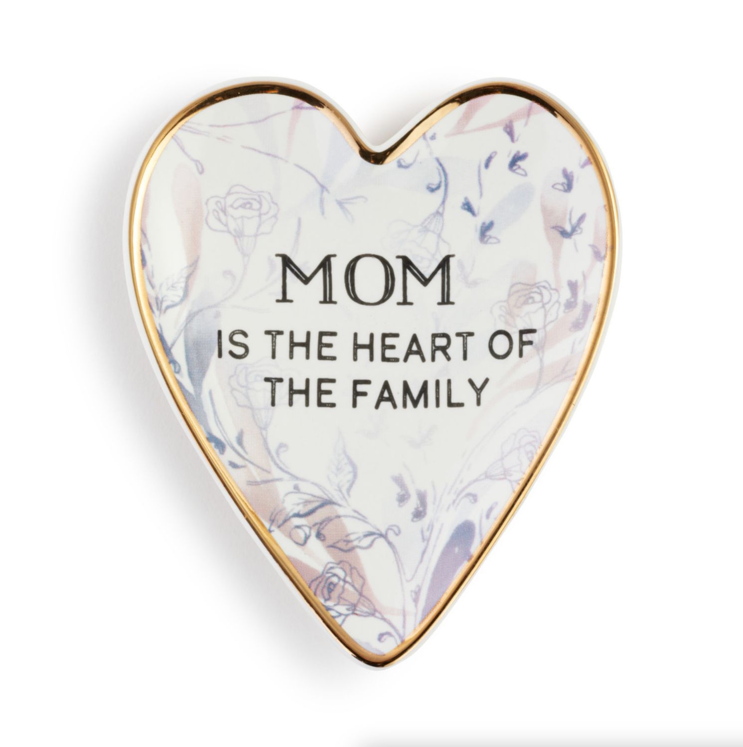 Mom Art Heart Trinket Dish