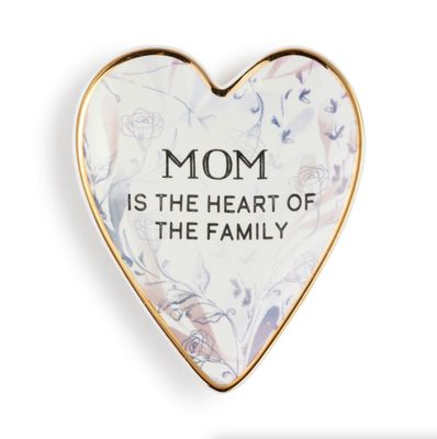 Mom Art Heart Trinket Dish