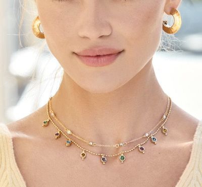 Twinkle Mod Droplet Reversible Necklace