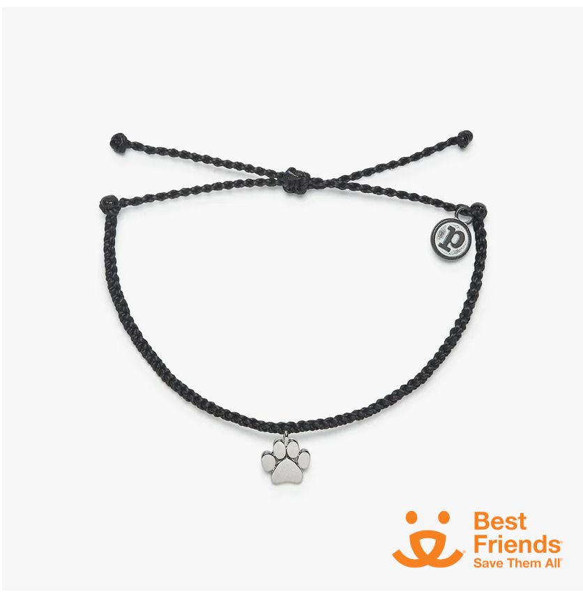 Paw Bead Charm Bracelet