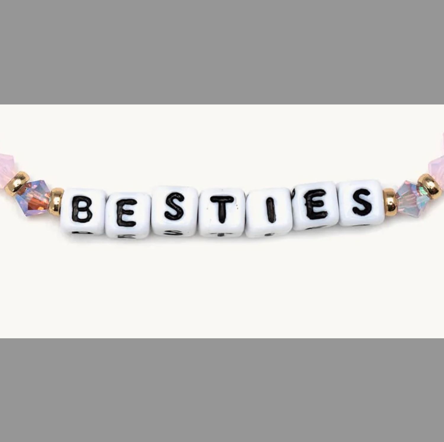 Bestie Cotton Candy Little Words Project Bracelet