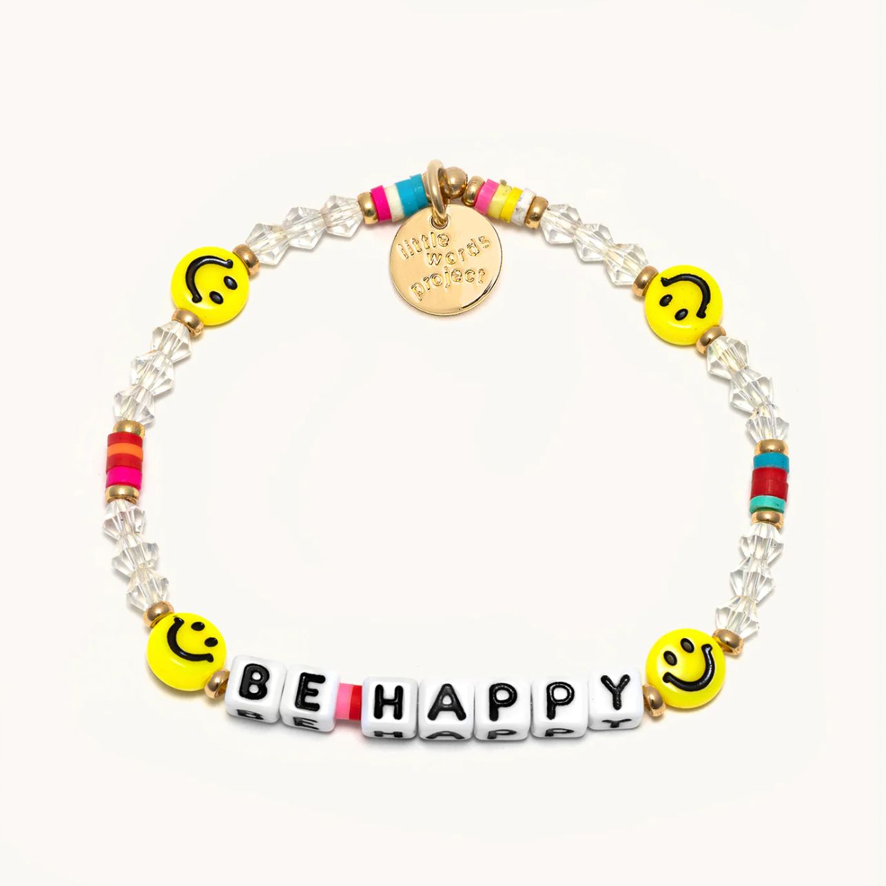 Be Happy Little Words Project Bracelet