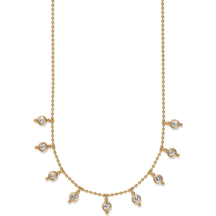 Twinkle Mod Droplet Reversible Necklace Gold