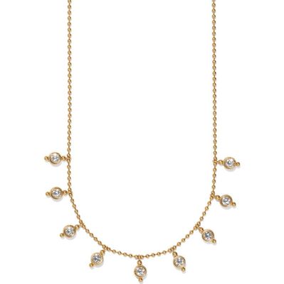 Twinkle Mod Droplet Reversible Necklace Gold
