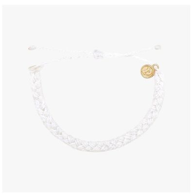 Braided White Bracelet