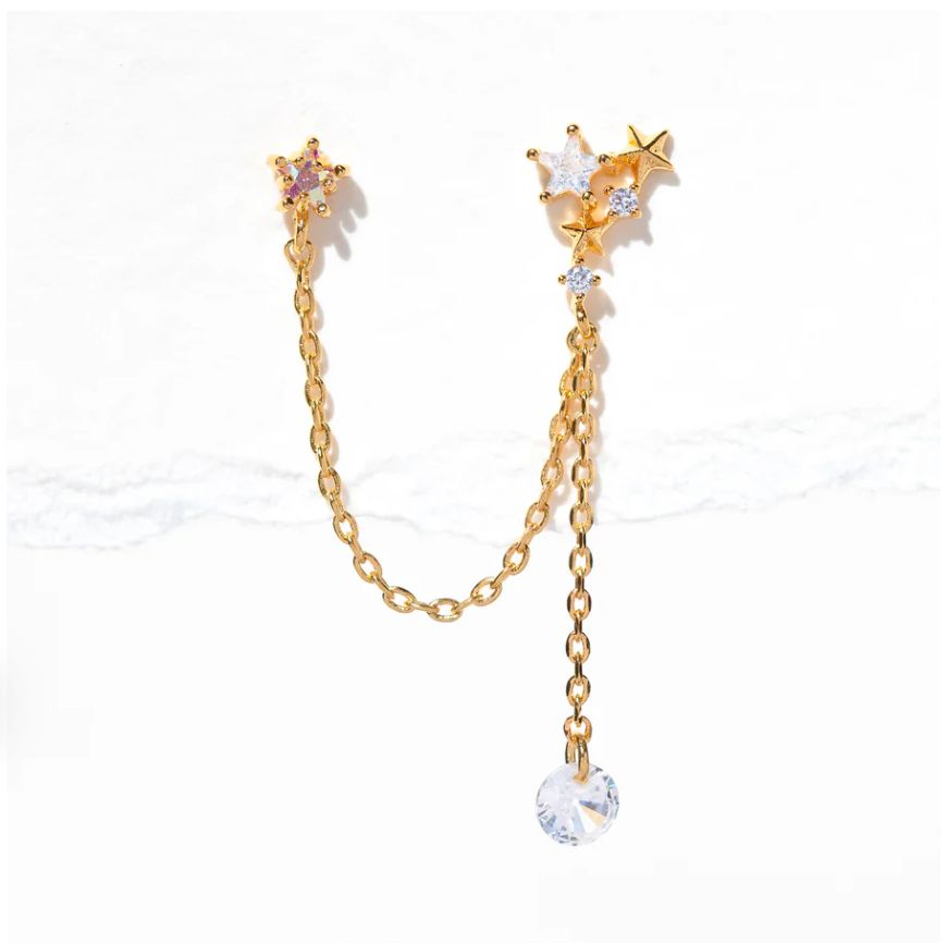 Star Crossed Lover Double Earring
