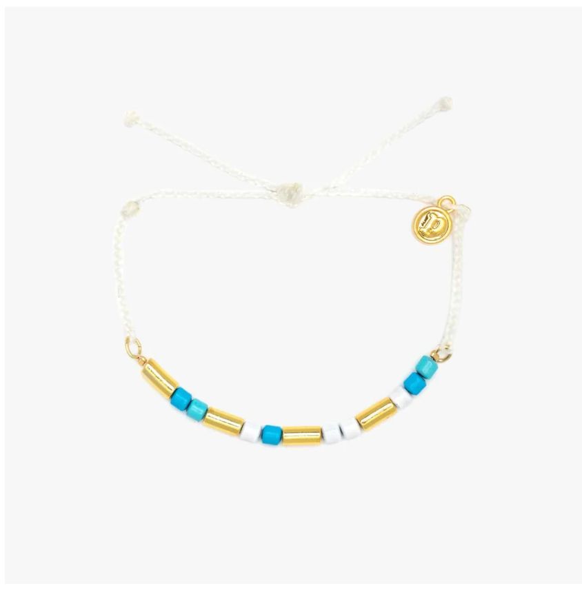 Undertow Enamel Bead Charm Bracelet