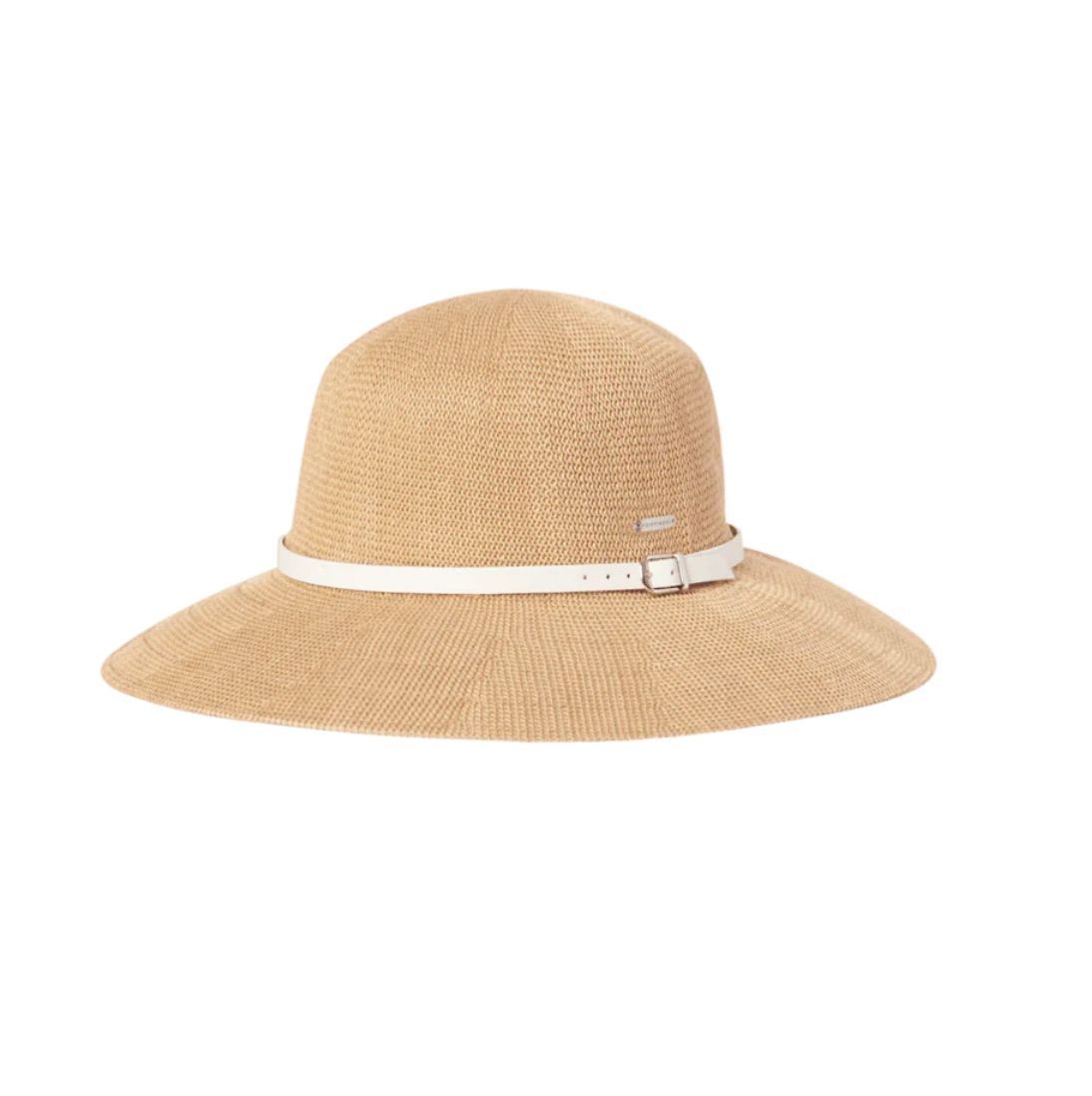 Natural &amp; White Womens Wide Brim-Leslie