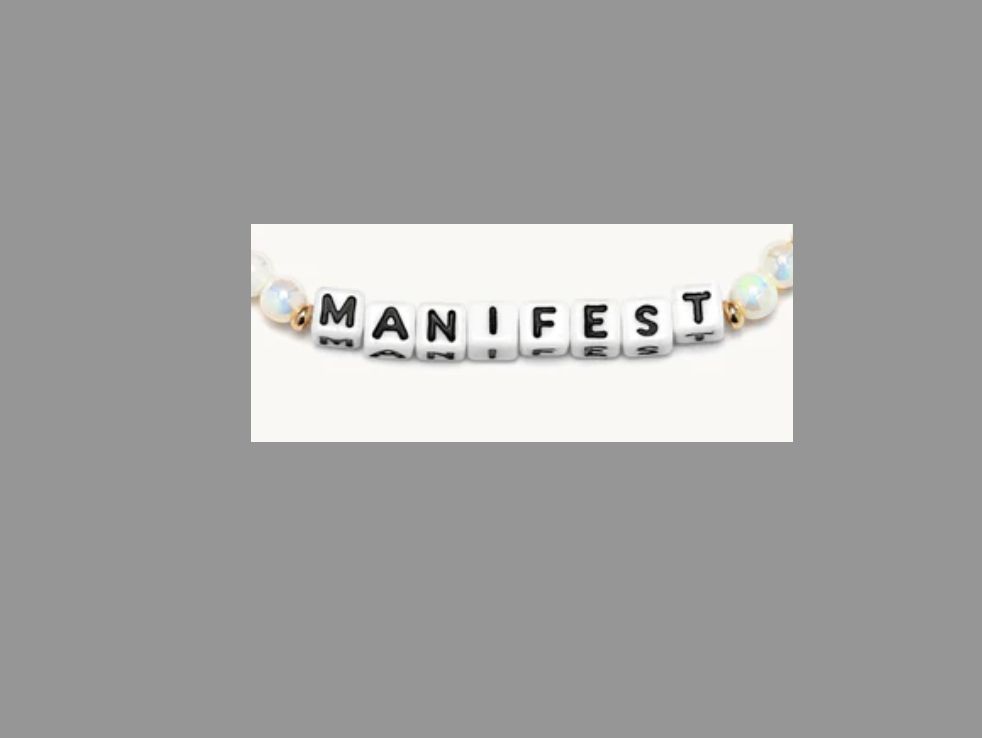 Manifest Fairy Dust Little Words Project Bracelet