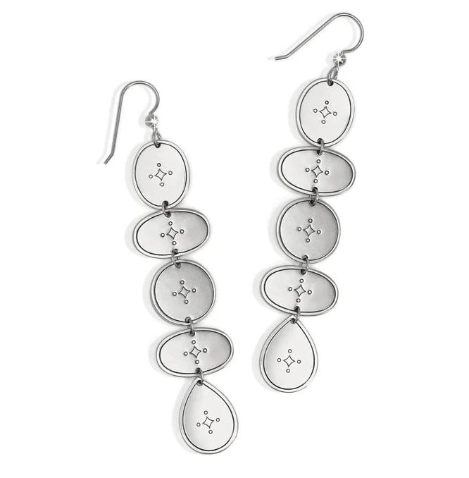 Palm Canyon Long French Wire Earrings