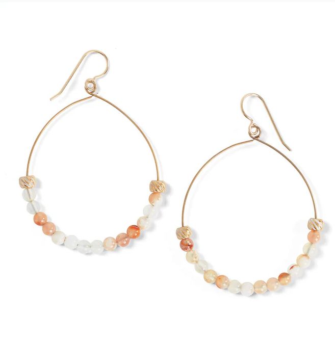 Sunset Cove Hoop Earrings
