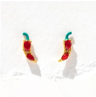 Red Hot Chili Pepper Studs