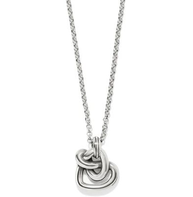 Interlok Curve Heart Necklace