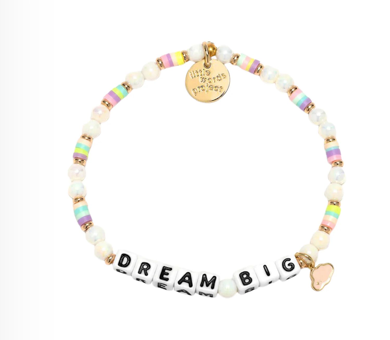 Dream Big Cloud Little Words Project Bracelet