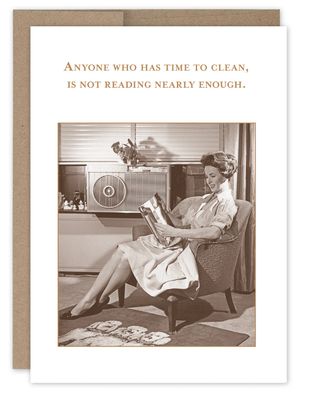 Time To Clean Birthday Card