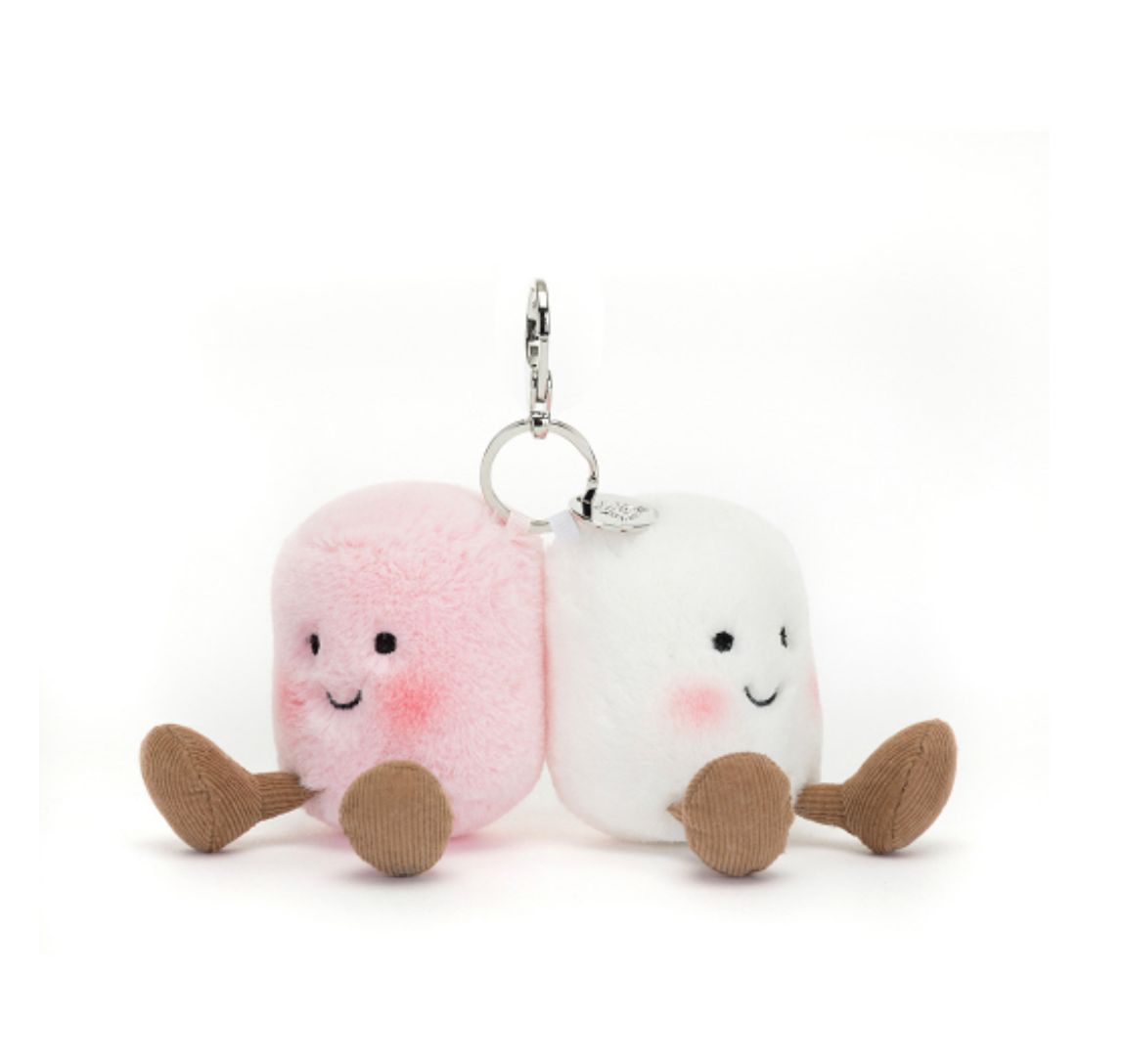 Amuseables Pair of Marshmallows Bag Charm