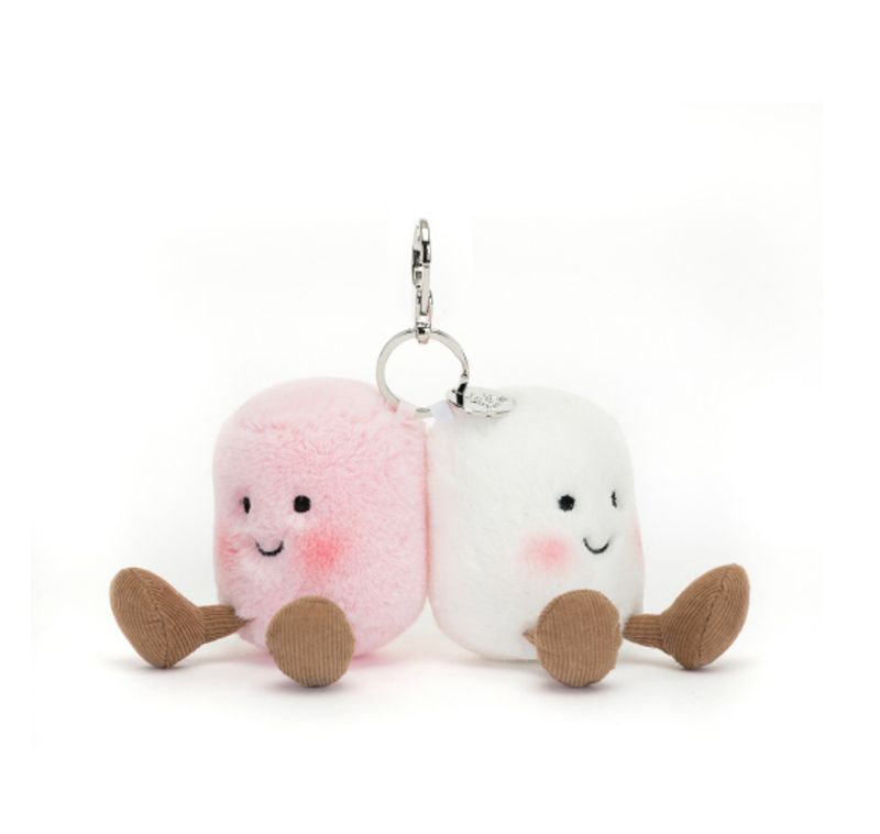 Jellycat Amuseables Pair of Marshmallows Bag Charm