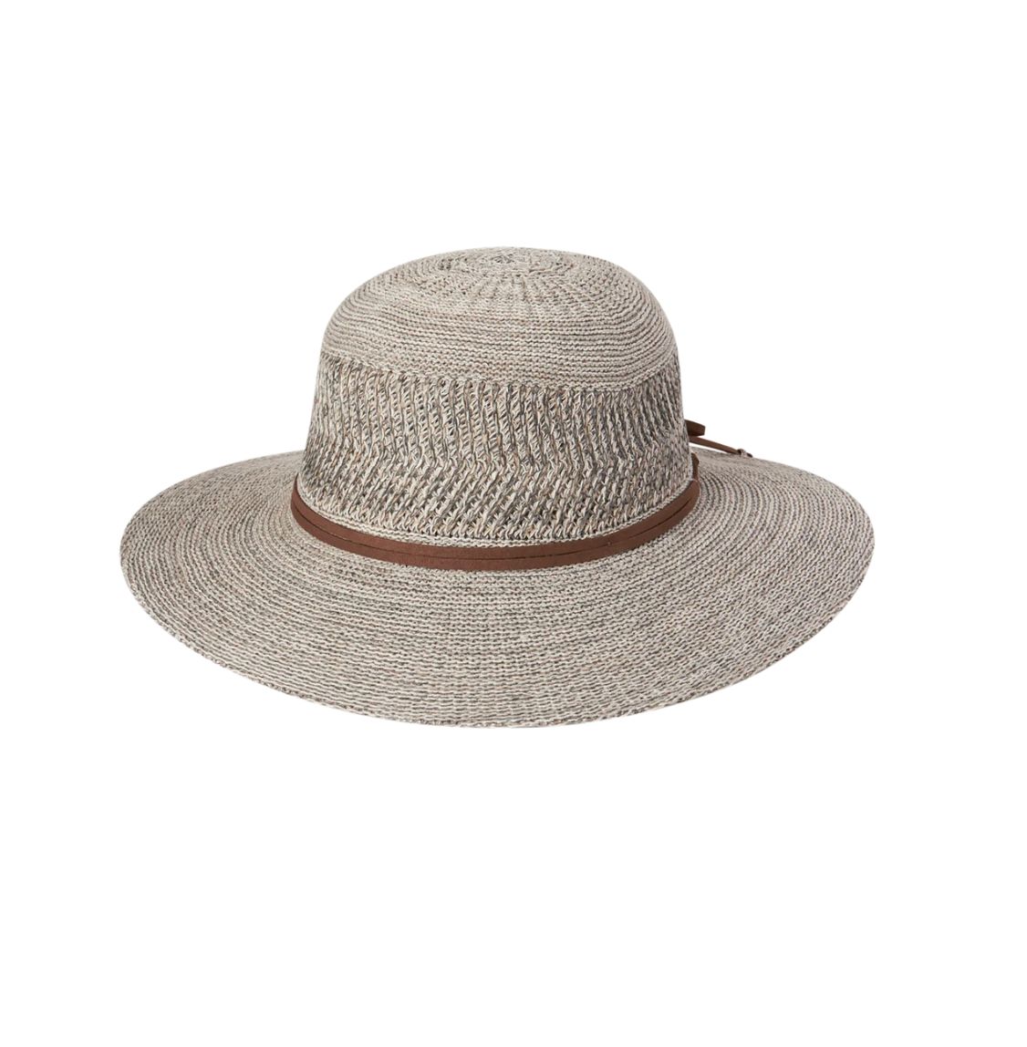 Grey Marble Womens Wide Brim-Scarlett