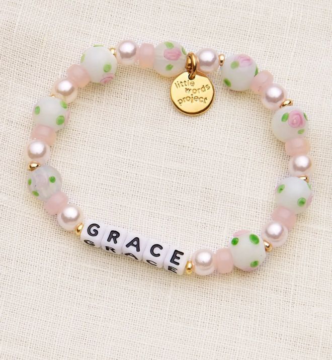Grace Romantic Wishes Little Words Project Bracelet
