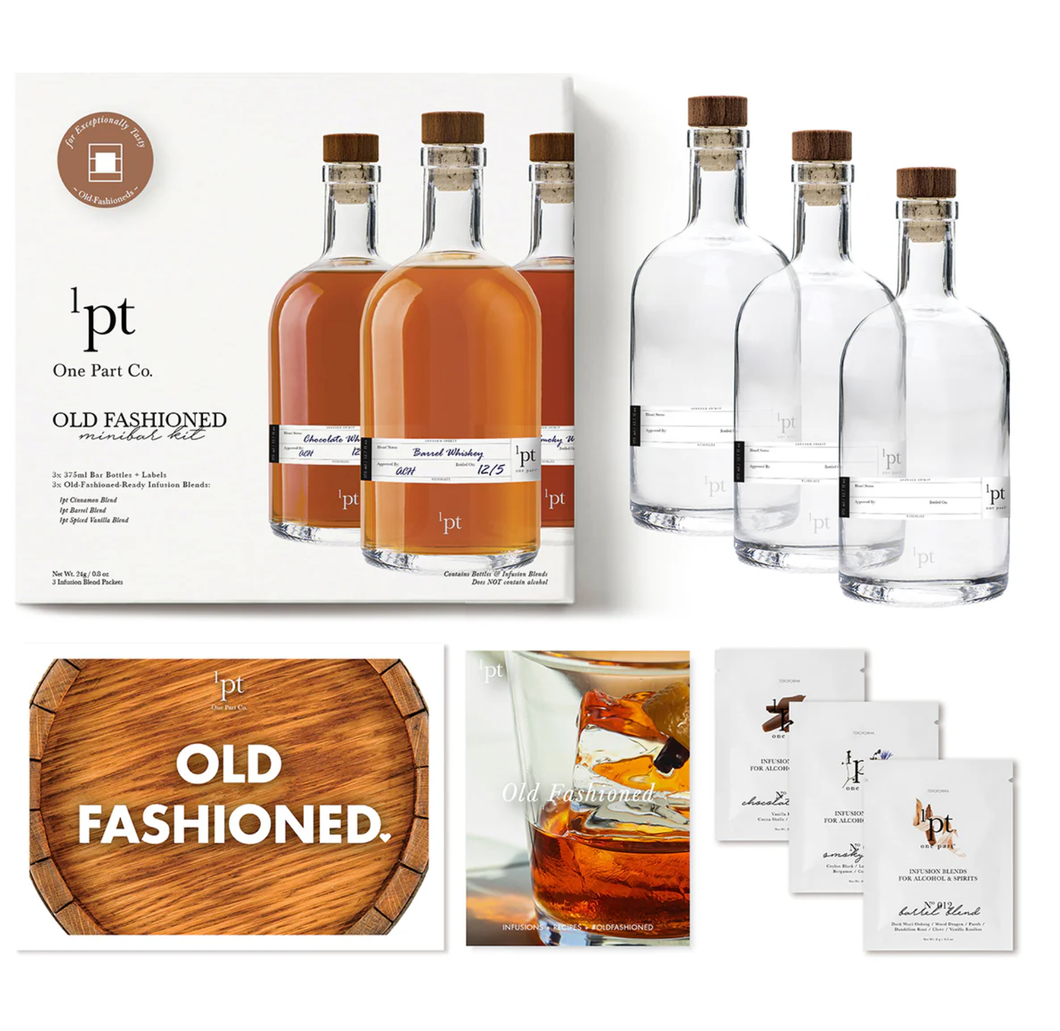 Old Fashioned Mini Bar Kit 1 Pt