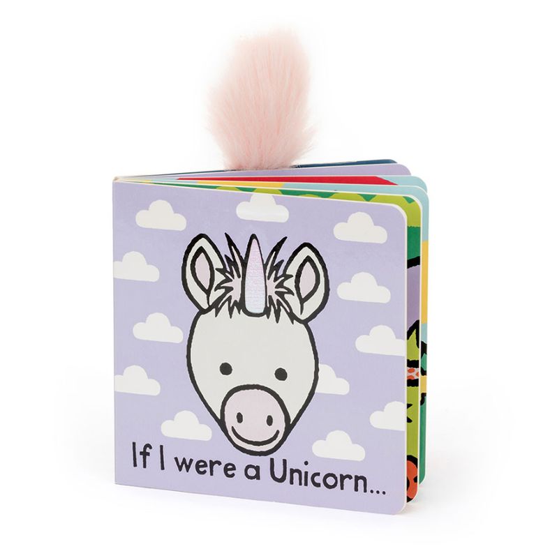 Jellycat If I Were a Unicorn board book with colorful illustrations at our boutique in Poughkeepsie NY
