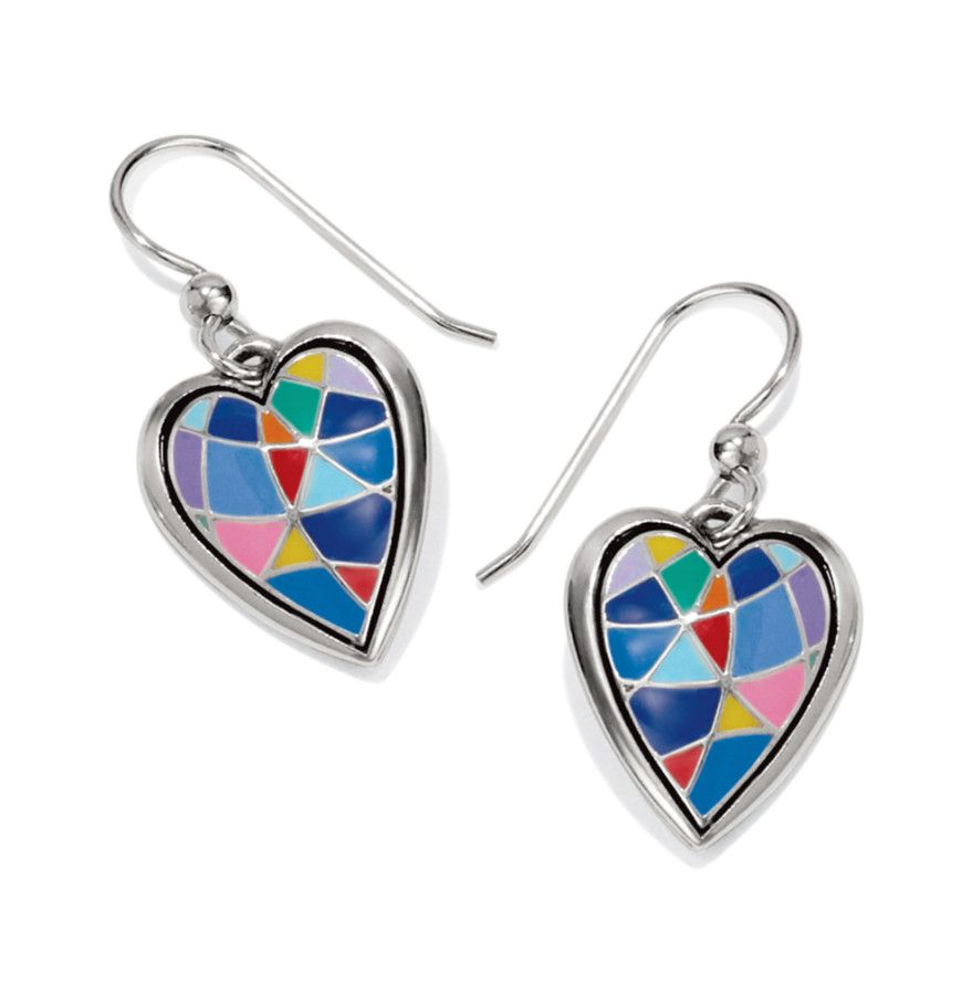 Colormix Heart French Wire Earrings