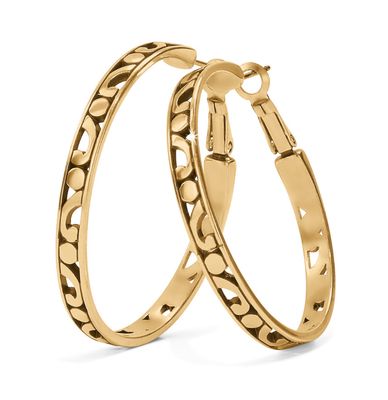 Contempo Large Hoop Earrings