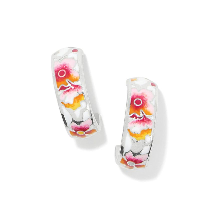 Kyoto In Bloom Sakura Hoop Earrings