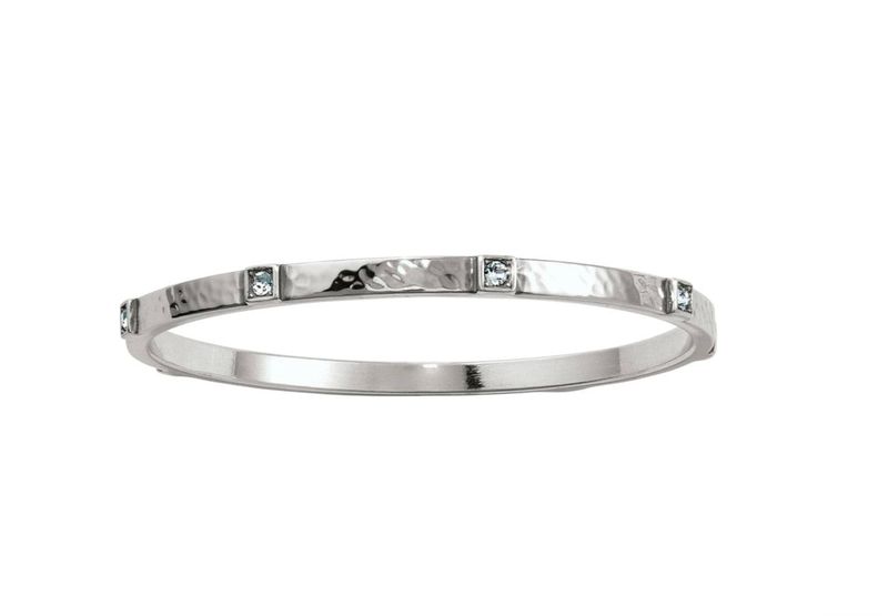 Silver Meridian Zenith Station Bangle