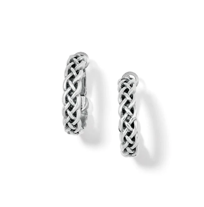 Interlok Braid Small Hoop Earrings