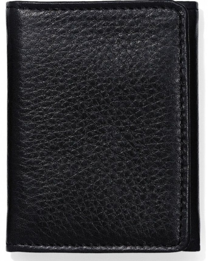 Jefferson Tri-Fold Wallet in Black