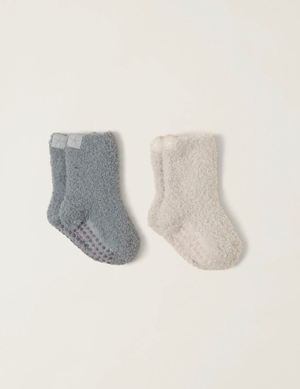 CozyChic® Toddler Socks With Grippers Set of 2
