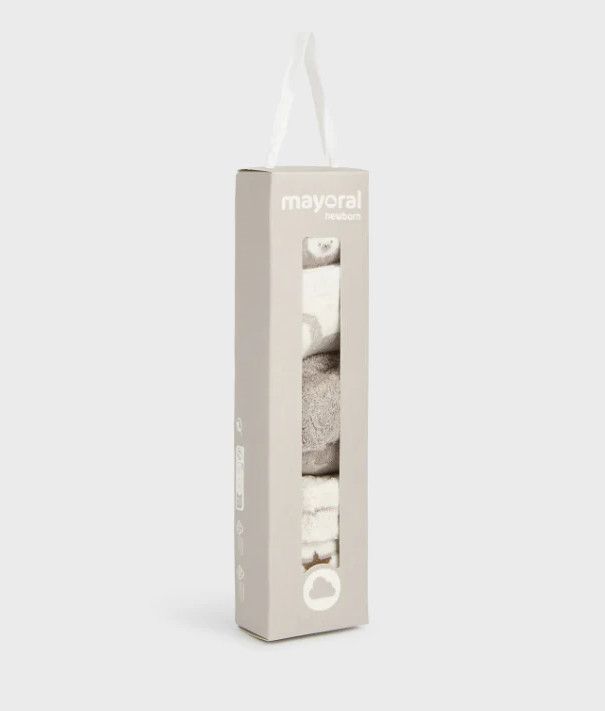 Bear Sock Set 4 Pack, Size: 3 months