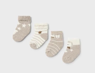 Bear Sock Set 4 Pack