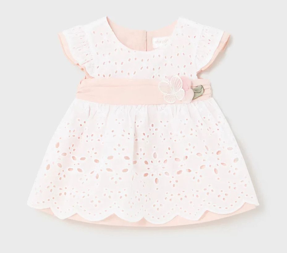 Eyelet Butterfly Dress, Size: 12. 12-18m