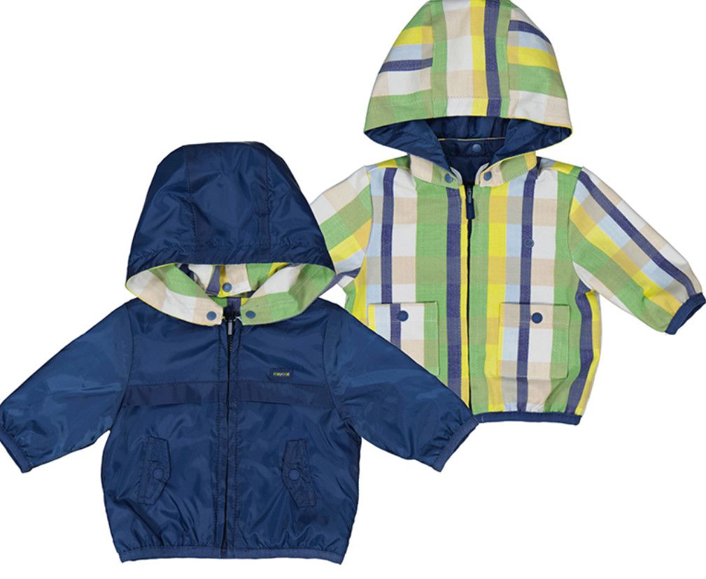 Reversible Windbreaker Cerulean, Size: 4-6. 6-9m