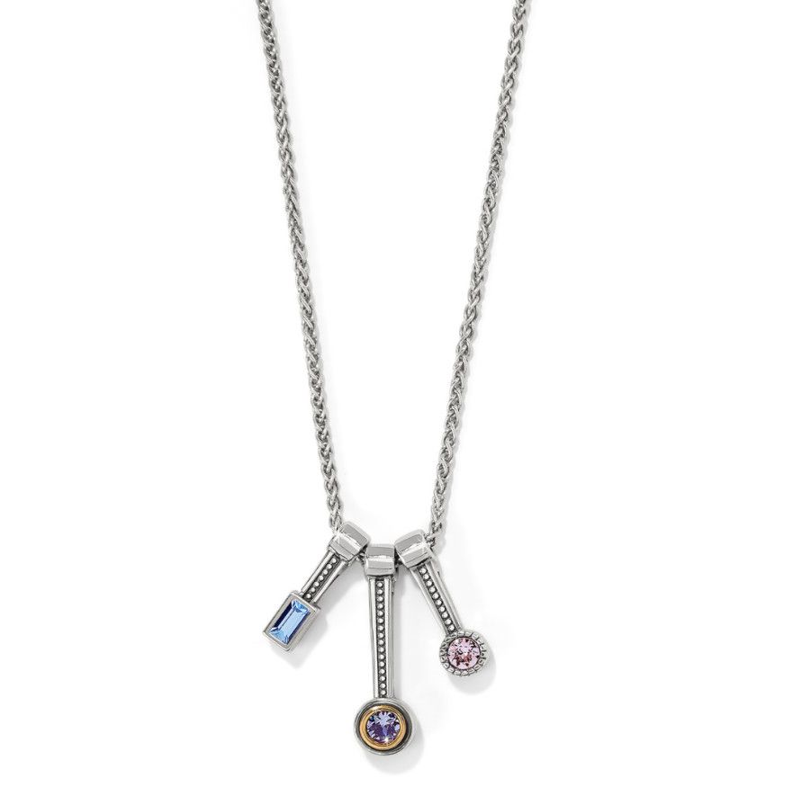 Halo Gleam Trio Necklace