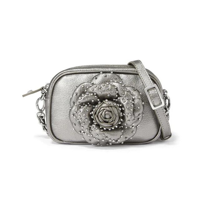 Rosie Beaded Titanium Camera Bag