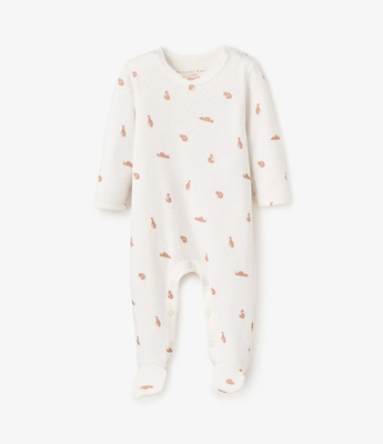 Fox Organic Cotton Jumpsuit 0-3  Months