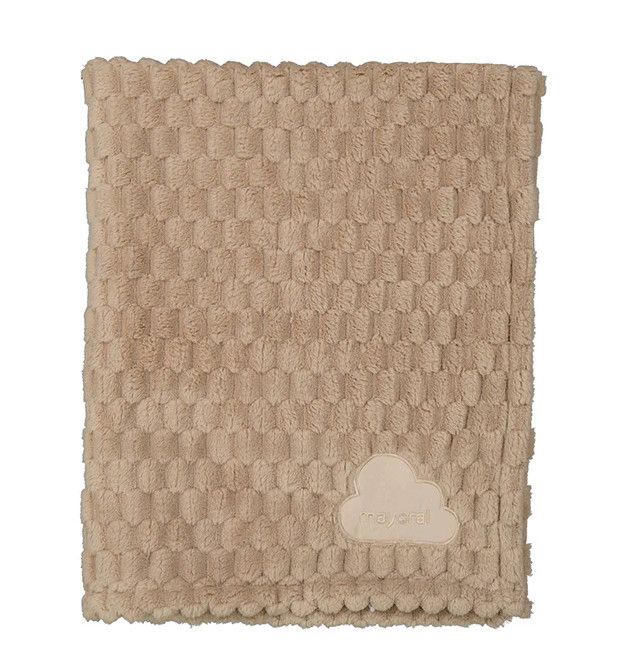 Faux Fur Blanket, Color: Praline Tan