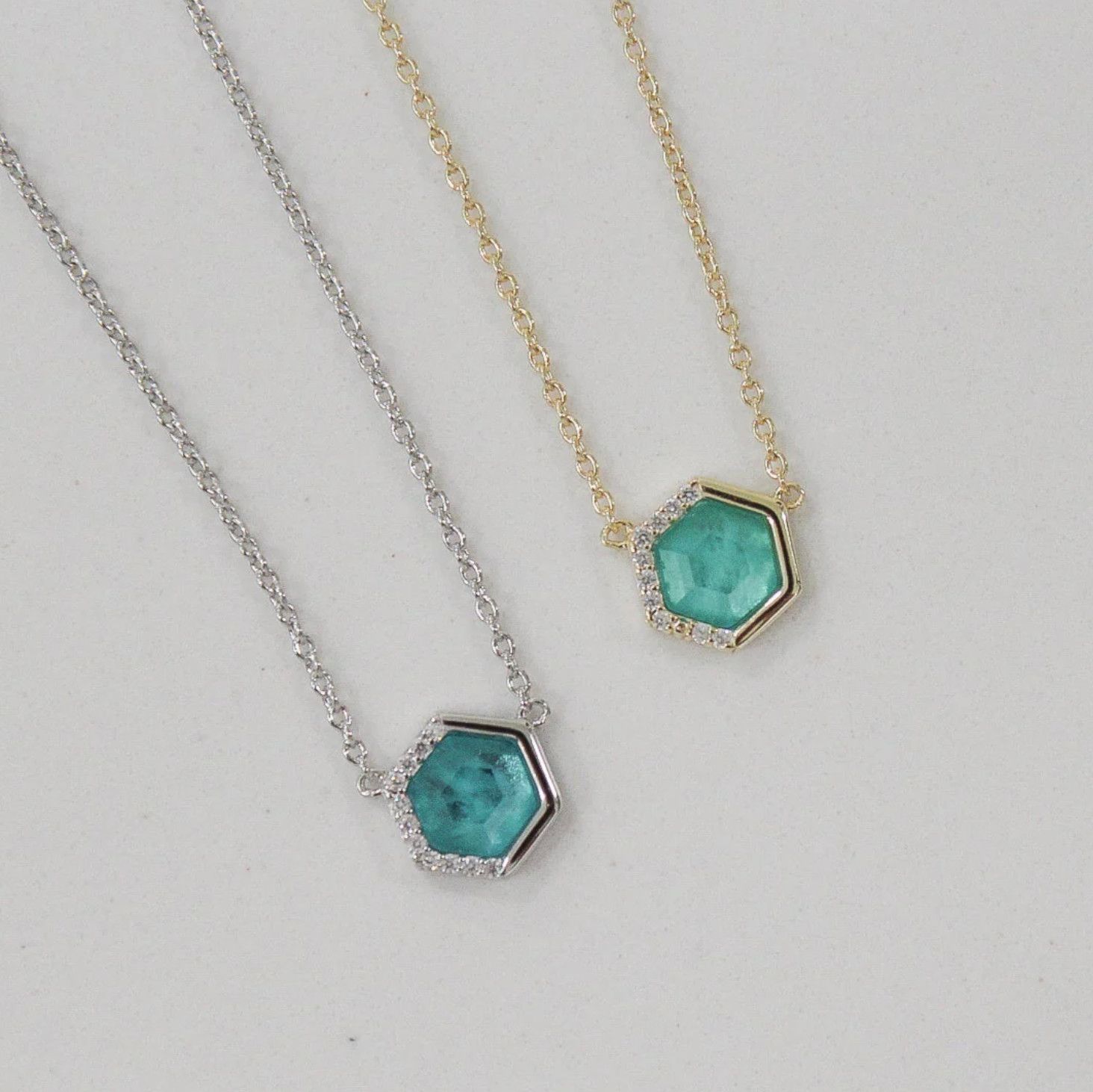 Limited Edition Stardust Necklace - Capri Dream, Color: SILVER