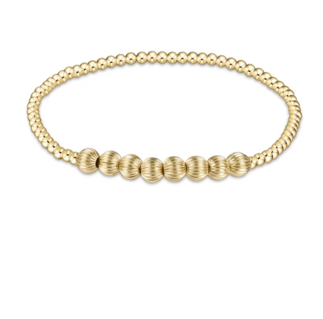 Enewton Dignity Beaded Bliss bracelet with gold-accented beads, waterproof everyday jewelry at our Poughkeepsie, NY boutique