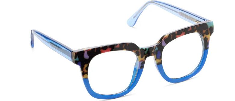 Peepers, Showbiz Peepfetti Tortoise Blue, Strength: +1.00