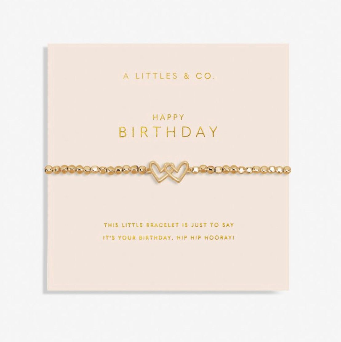 A Little &#39;Happy Birthday&#39; Gold Bracelet