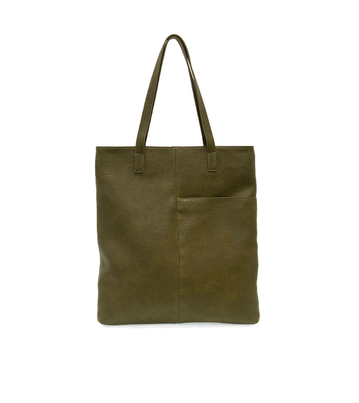 Tabitha Front Slip Pocket Olive Tote