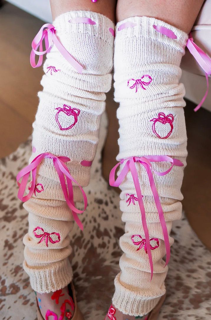 Balletcore Ribbon Legwarmers