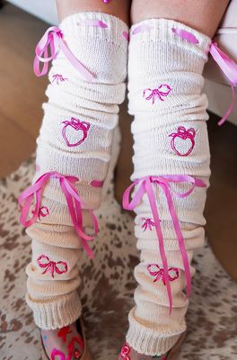 Balletcore Ribbon Legwarmers