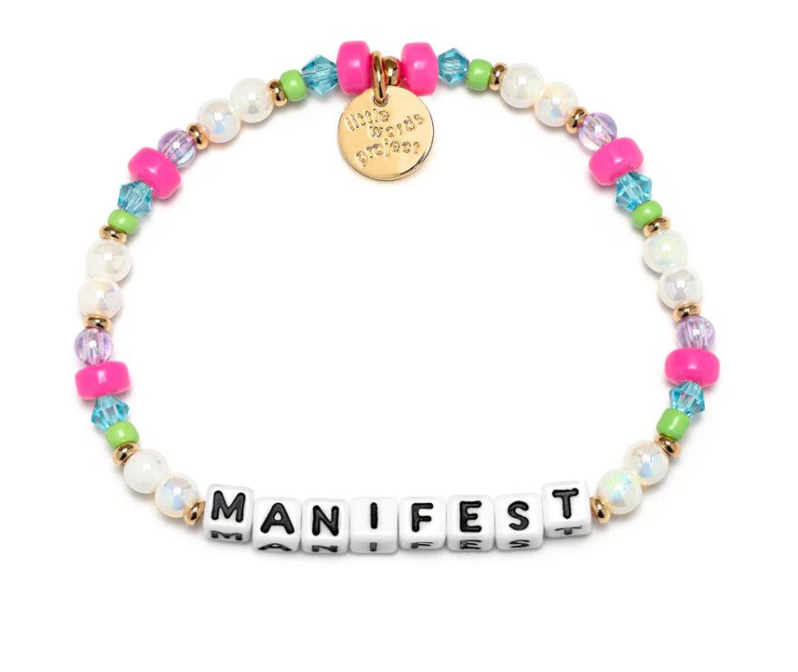 Manifest Multi Sandbox Toys S/M Little Words Bracelet