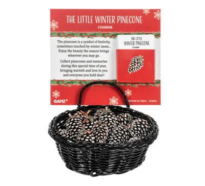 The Little Winter Pinecone Charm